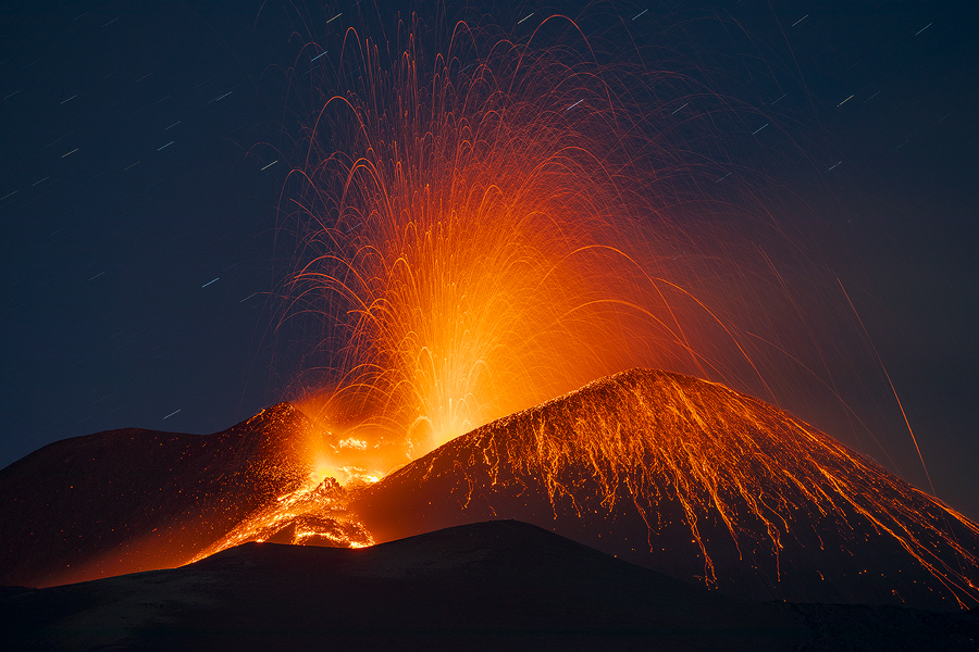 Lava fountain