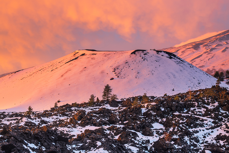 Crater in the light