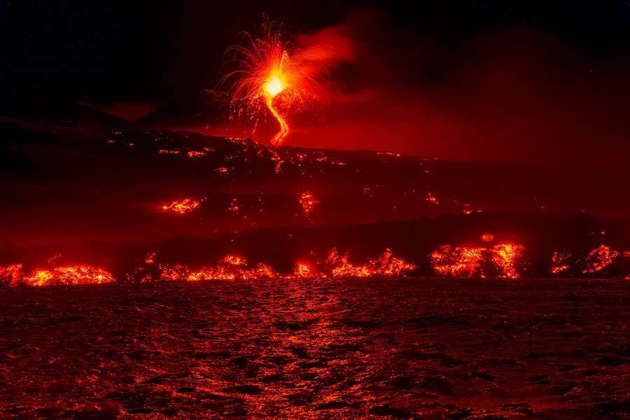 Night eruption