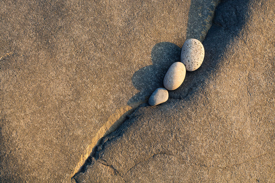 Stones on the rocks