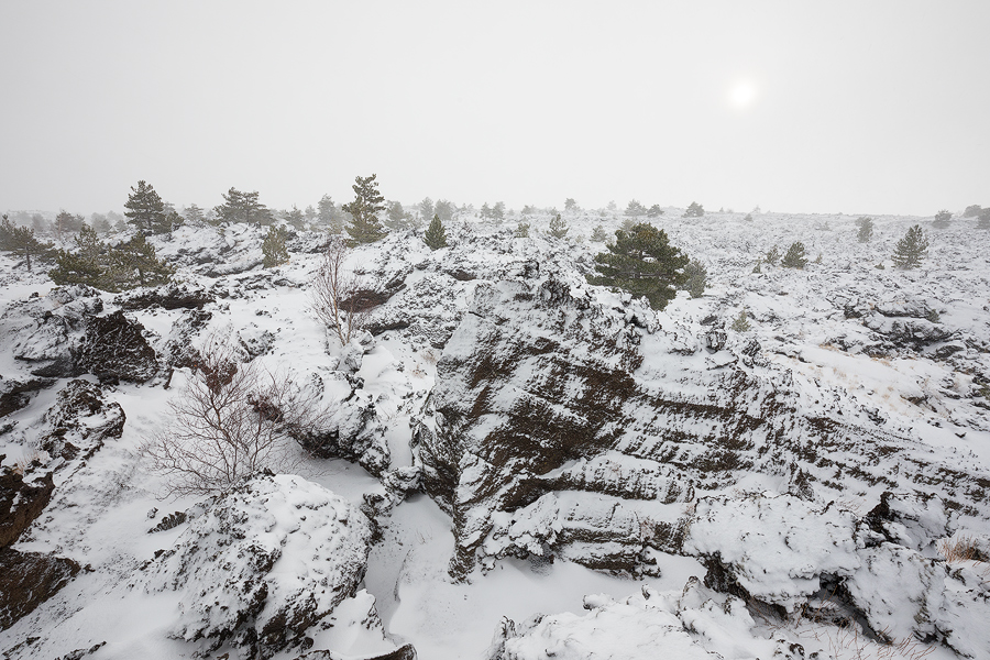 White lava fields